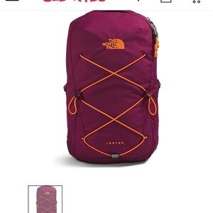 North face Jester maroon backpack women’s
